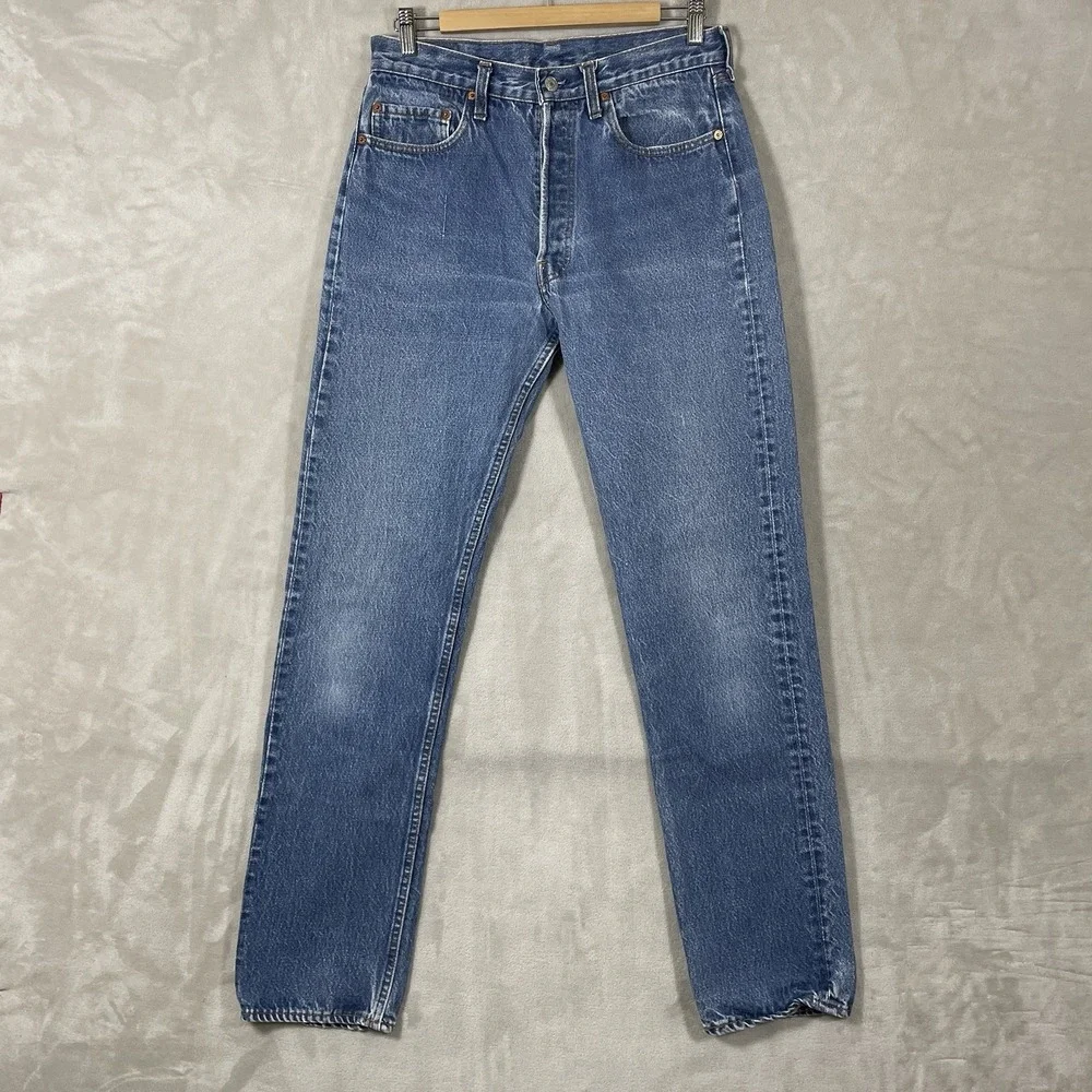 Vtg Levis 501-0117 Jeans Mens 33x36 (fit 30x33) 80s Made in USA 1986 Great Wash